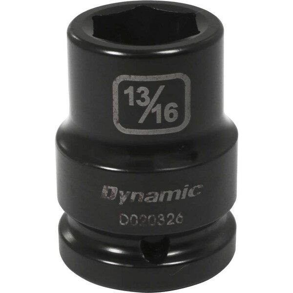 Dynamic 3/4" Drive Standard Socket, Black Phosphate, Tools 3/4" Drive 6 Point SAE, 13/16" Standard Length D020326 - main